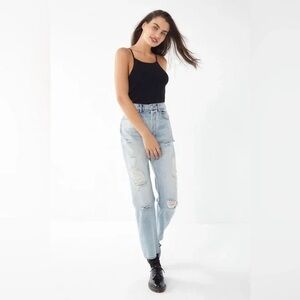 BDG ripped straight jeans